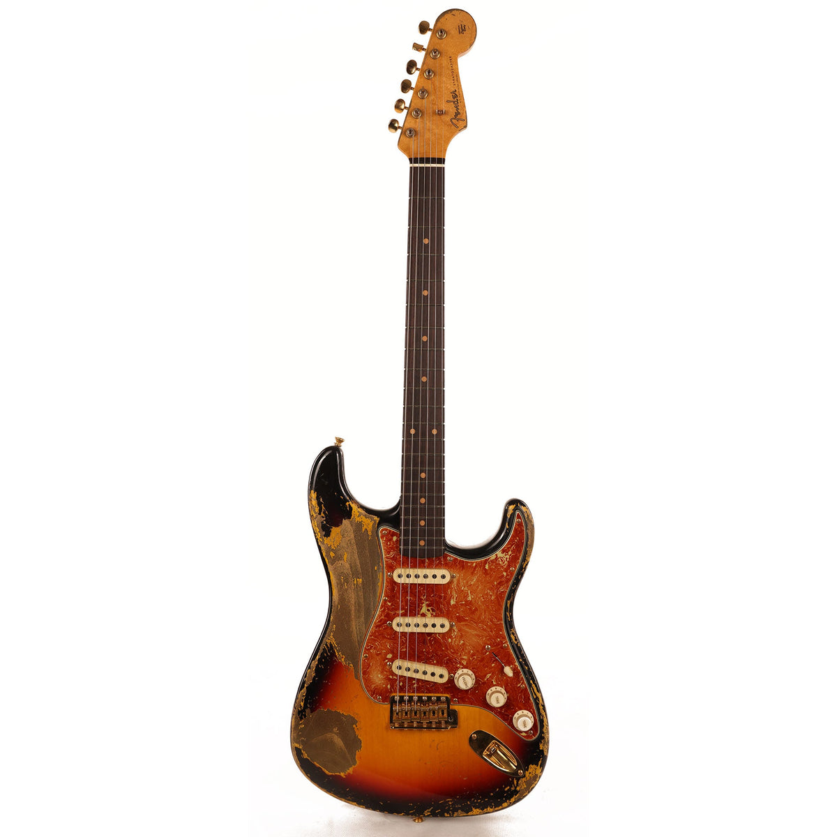 Fender Custom Shop 1960s Stratocaster Ultimate Relic Masterbuilt Andy Hicks 3-Tone Sunburst — 2