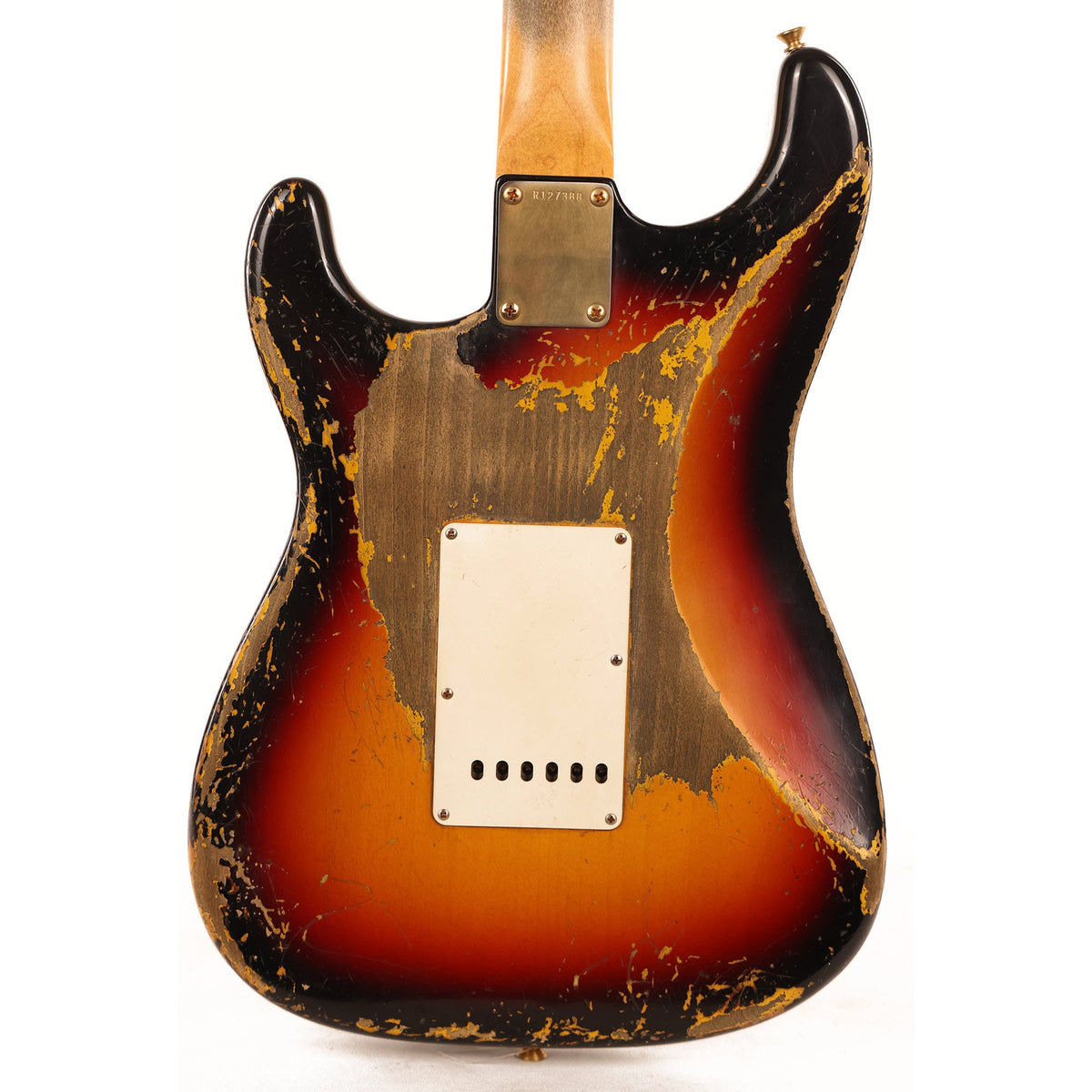 Fender Custom Shop 1960s Stratocaster Ultimate Relic Masterbuilt Andy Hicks 3-Tone Sunburst — 7