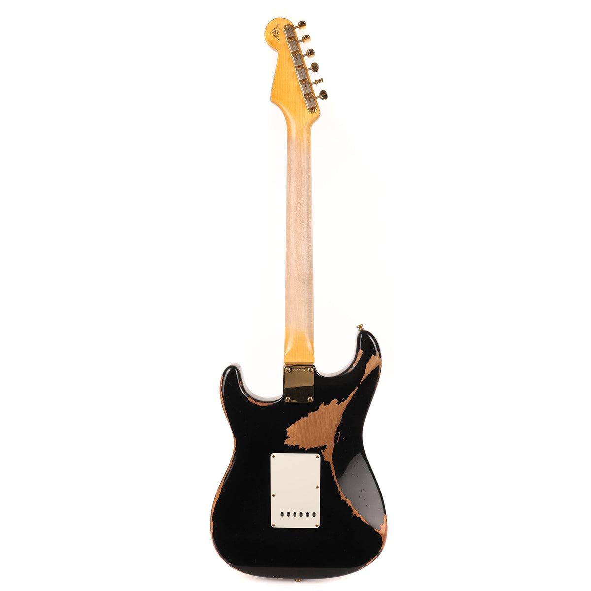 Fender Custom Shop 1960s Stratocaster Ultimate Relic Black with Gold Hardware Masterbuilt David Brown — 3