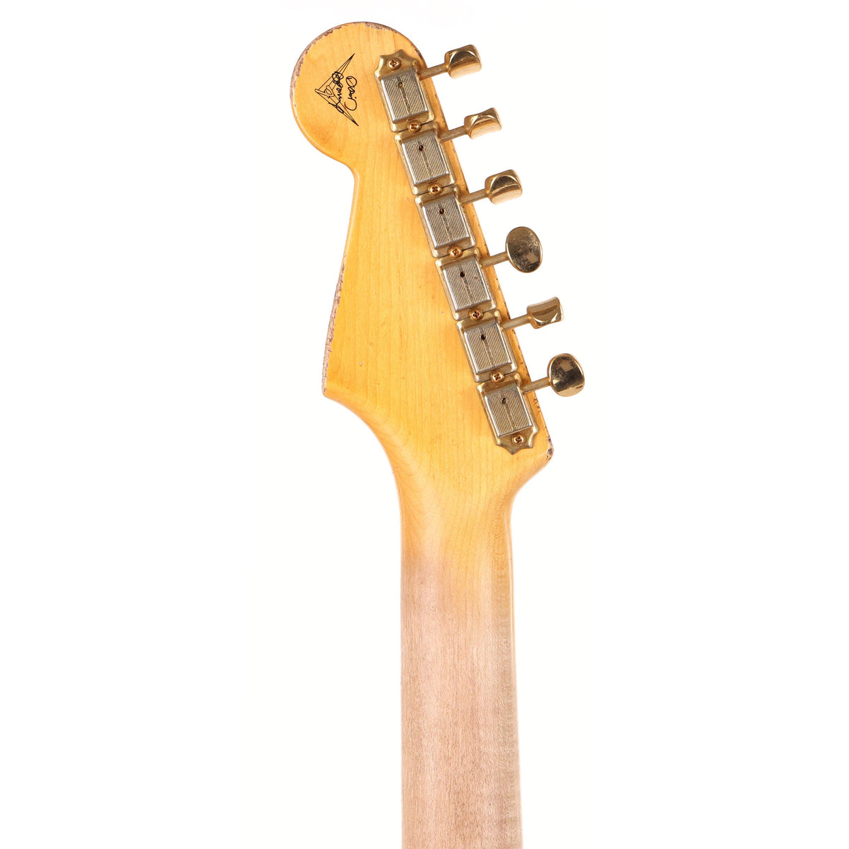 Fender Custom Shop 1960s Stratocaster Ultimate Relic Black with Gold Hardware Masterbuilt David Brown — 5