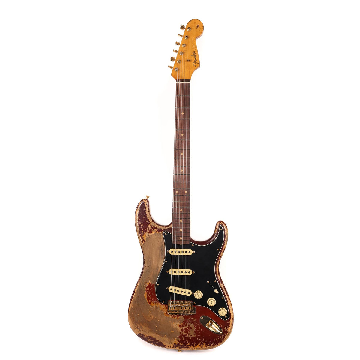 Fender Custom Shop 1960s Stratocaster Ultimate Relic Violin Burst with Gold Hardware Masterbuilt Andy Hicks — 2