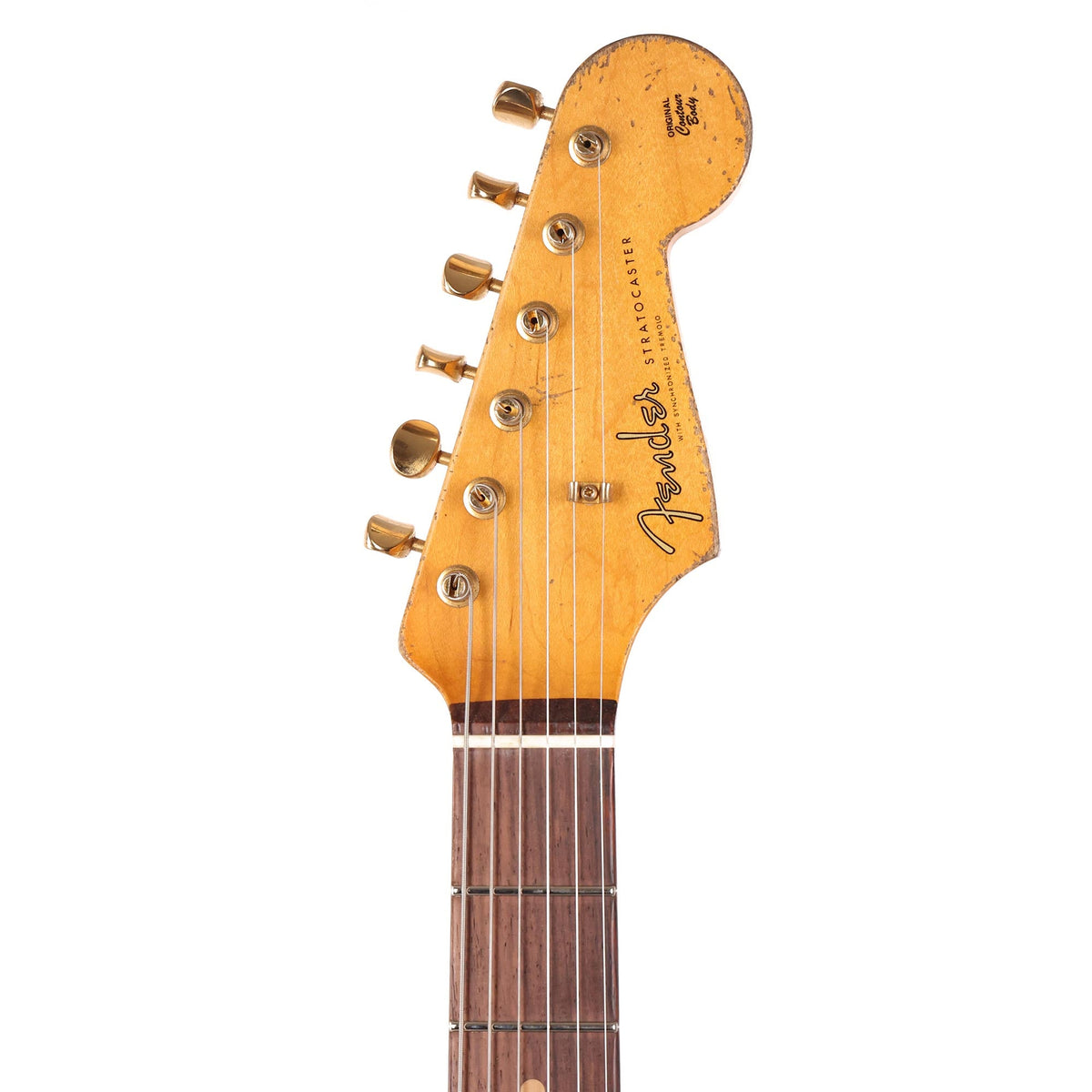 Fender Custom Shop 1960s Stratocaster Ultimate Relic Violin Burst with Gold Hardware Masterbuilt Andy Hicks — 4