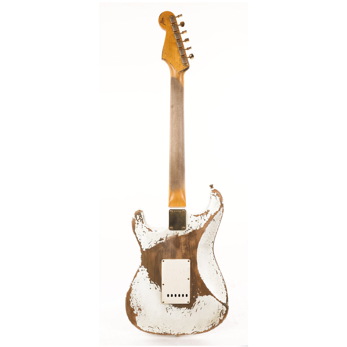 Fender Custom Shop 1960s Stratocaster Ultimate Relic Masterbuilt Andy Hicks Olympic White — 3