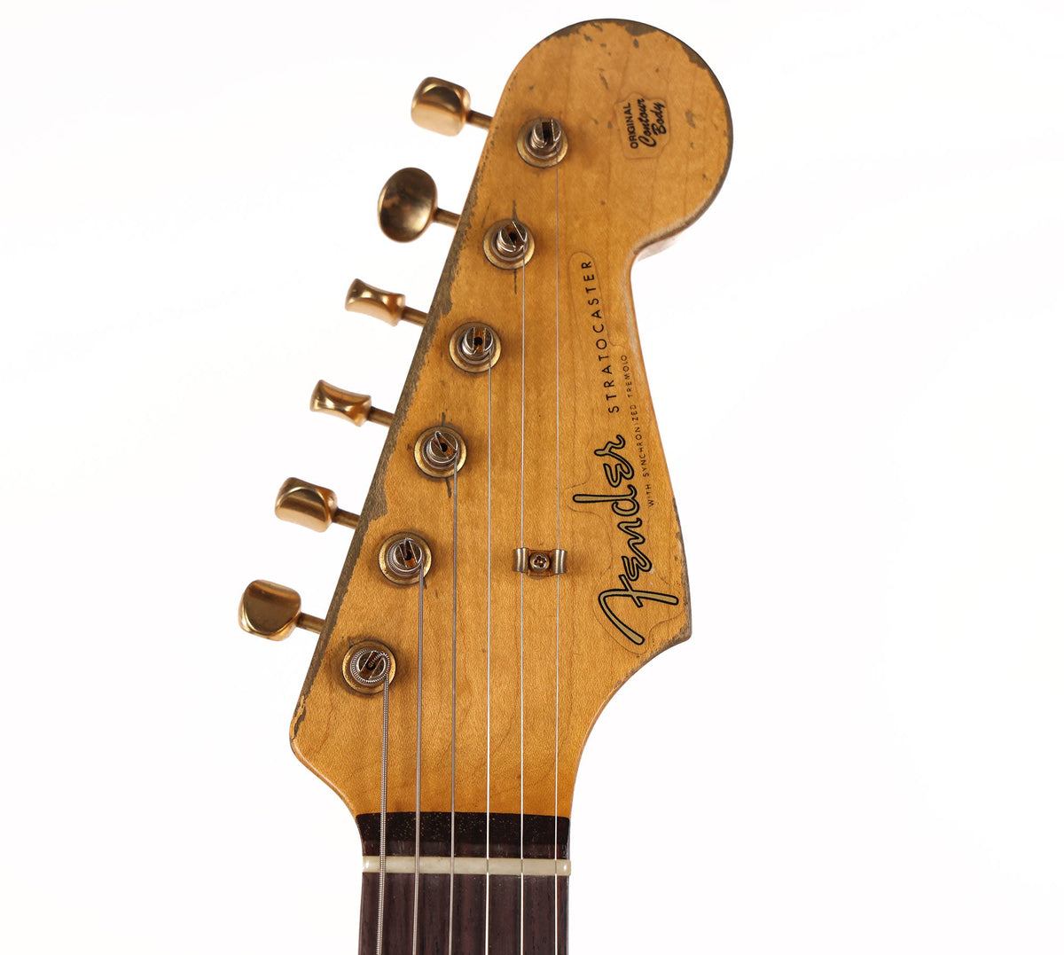 Fender Custom Shop 1960s Stratocaster Ultimate Relic Masterbuilt Andy Hicks Olympic White — 4