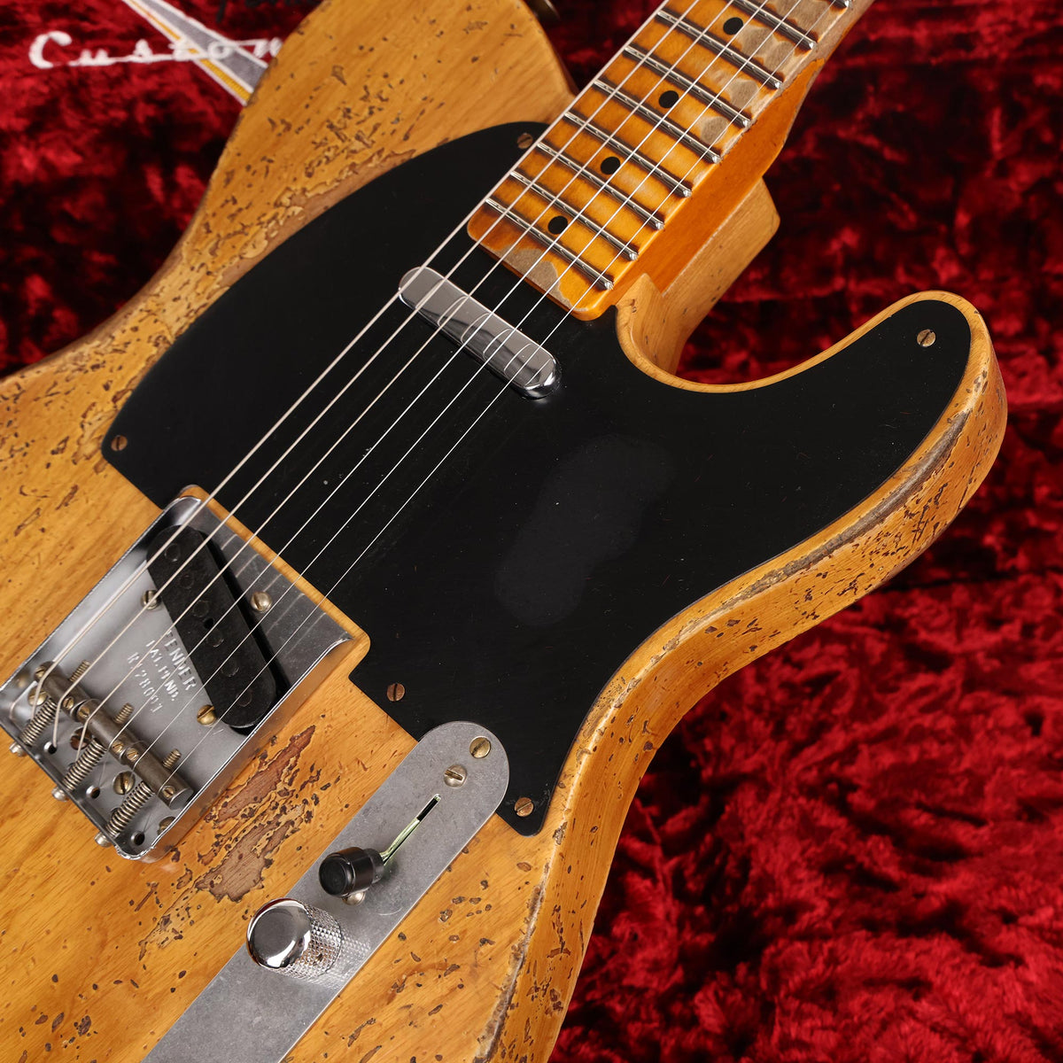 Fender Custom Shop 1950 Double Esquire Super Heavy Relic Faded Aged Natural — 9