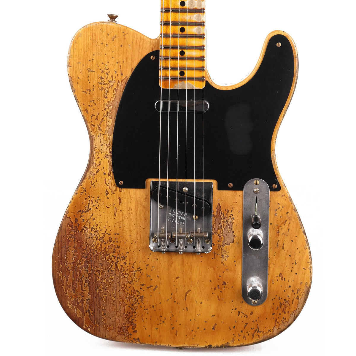 Fender Custom Shop 1950 Double Esquire Super Heavy Relic Faded Aged Natural — 1