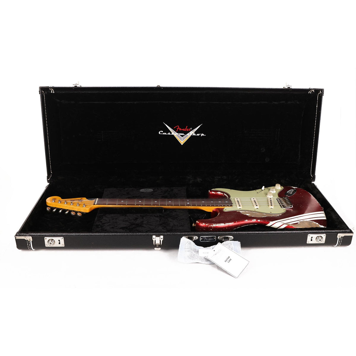 Fender Custom Shop 1965 Stratocaster Relic Masterbuilt Greg Fessler Faded Aged Candy Apple Red 2023 — 12