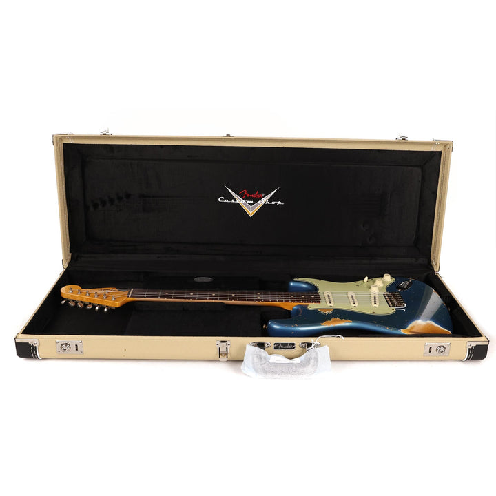 Fender Custom Shop 1963 Stratocaster Heavy Relic Aged Lake Placid Blue 2023