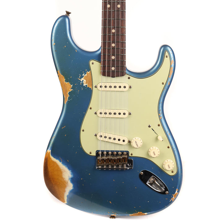 Fender Custom Shop 1963 Stratocaster Heavy Relic Aged Lake Placid Blue 2023