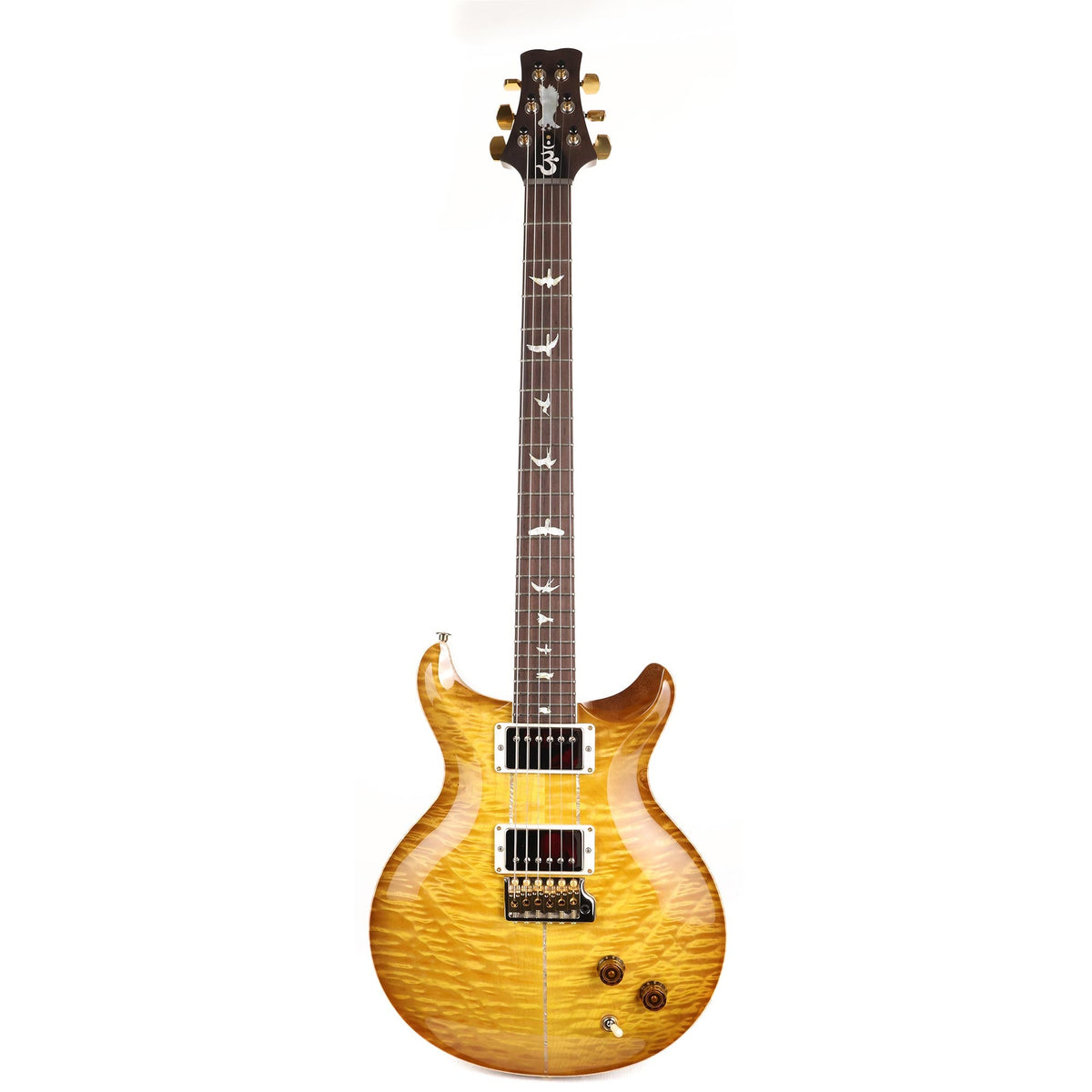 PRS Santana Retro Wood Library Brazilian Rosewood Fretboard Livingston Lemondrop — 2