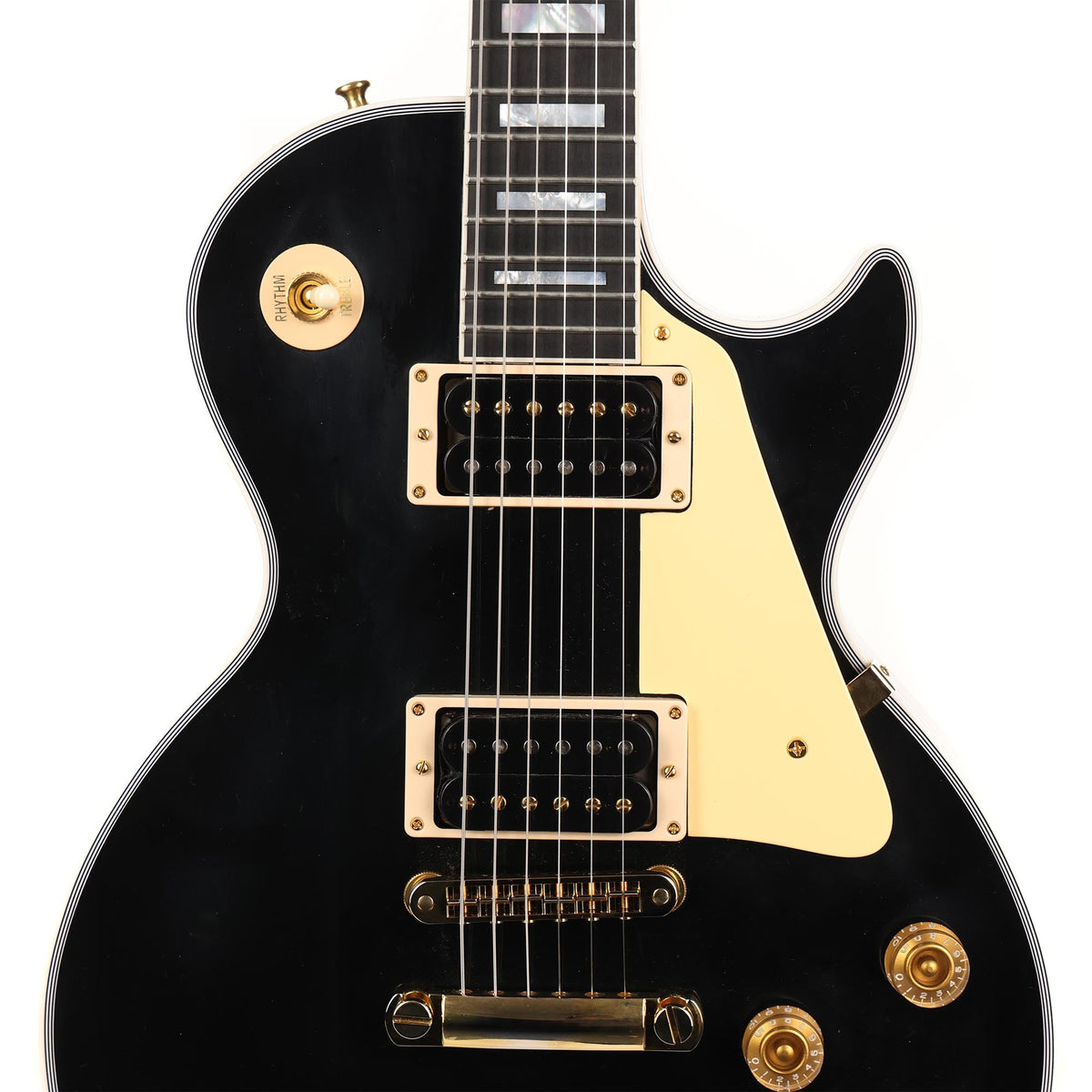 Gibson Custom Shop Les Paul Custom Made 2 Measure Cream Plastics and Gold Hardware 2022 — 6