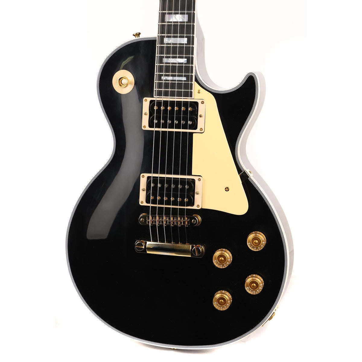 Gibson Custom Shop Les Paul Custom Made 2 Measure Cream Plastics and Gold Hardware 2022 — 7