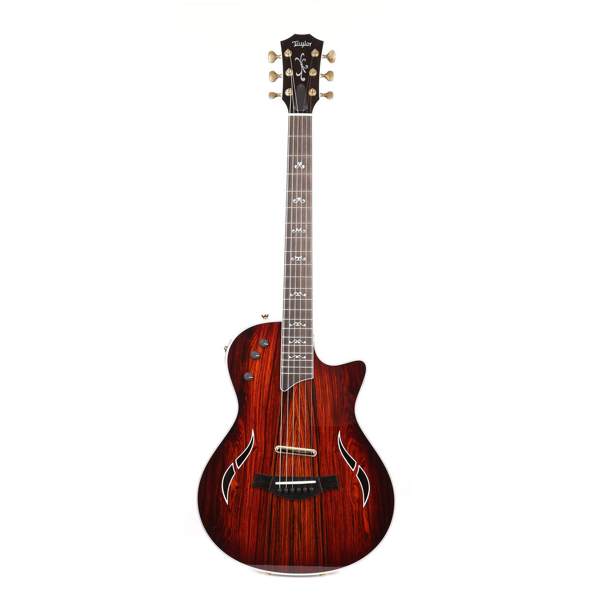 Taylor T5z Custom Cocobolo Top Shaded Edgeburst with Gold Hardware — 2
