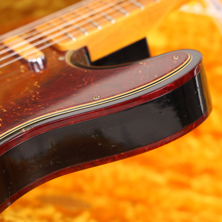 Fender Custom Shop 1960 Custom Telecaster Relic Shell Black with Tortoise Binding 2023