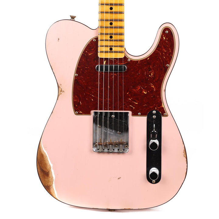 Fender Custom Shop 1960 Custom Telecaster Relic Shell Pink with Tortoise Binding 2023