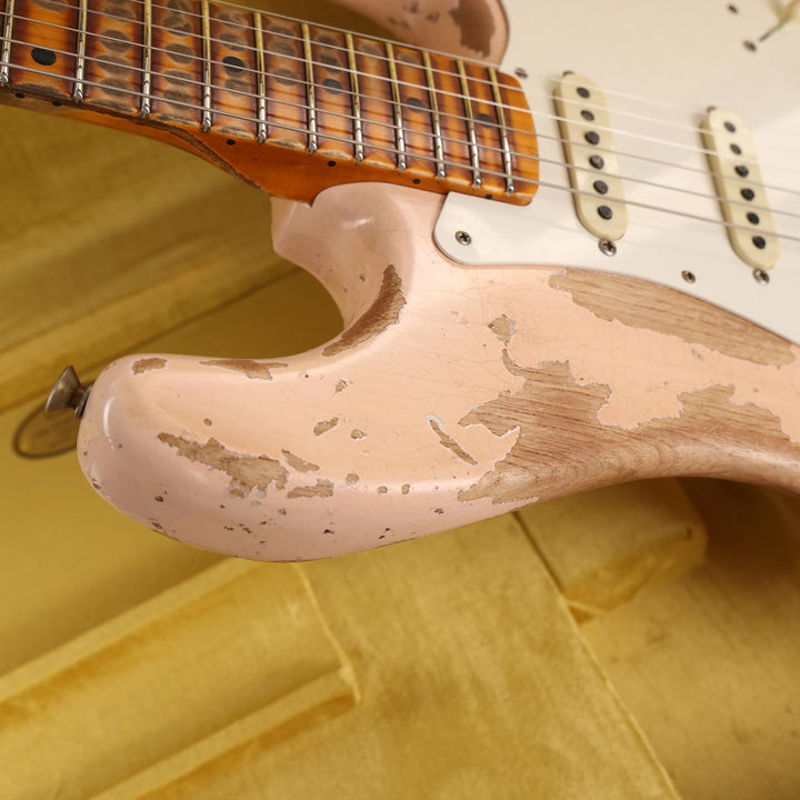 Fender Custom Shop Red Hot Stratocaster Super Heavy Relic Faded Aged Shell Pink