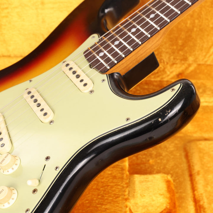 Fender Custom Shop Fat 1964 Stratocaster Brazilian Rosewood Journeyman Relic Target 3-Tone Sunburst Masterbuilt Andy Hicks