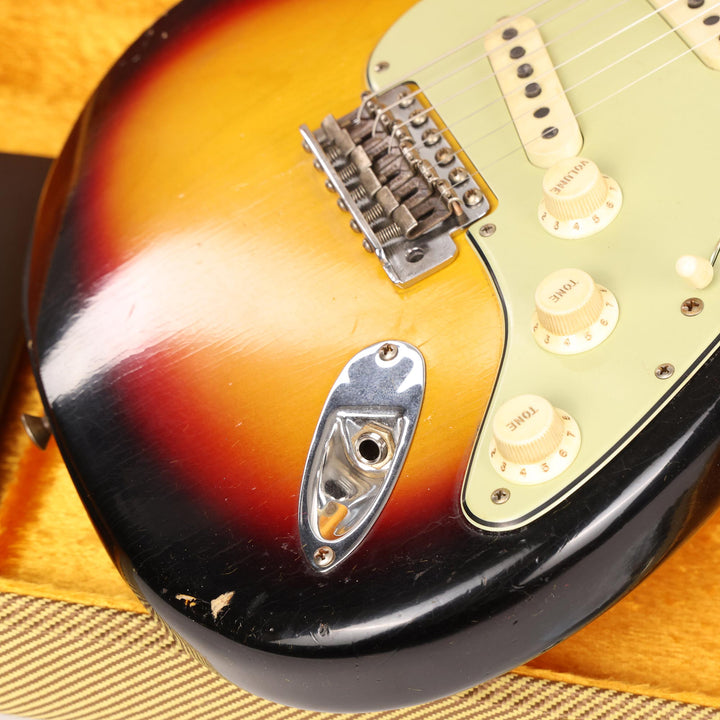 Fender Custom Shop Fat 1964 Stratocaster Brazilian Rosewood Journeyman Relic Target 3-Tone Sunburst Masterbuilt Andy Hicks