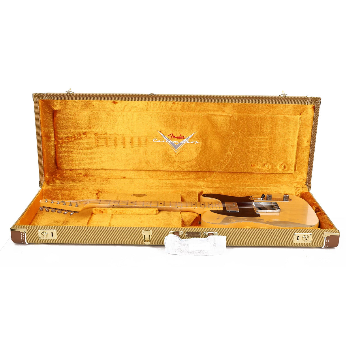 Fender Custom Shop 1951 Loaded CuNiFe Telecaster Heavy Relic Aged Nocaster Blonde Masterbuilt Austin Macnutt — 11