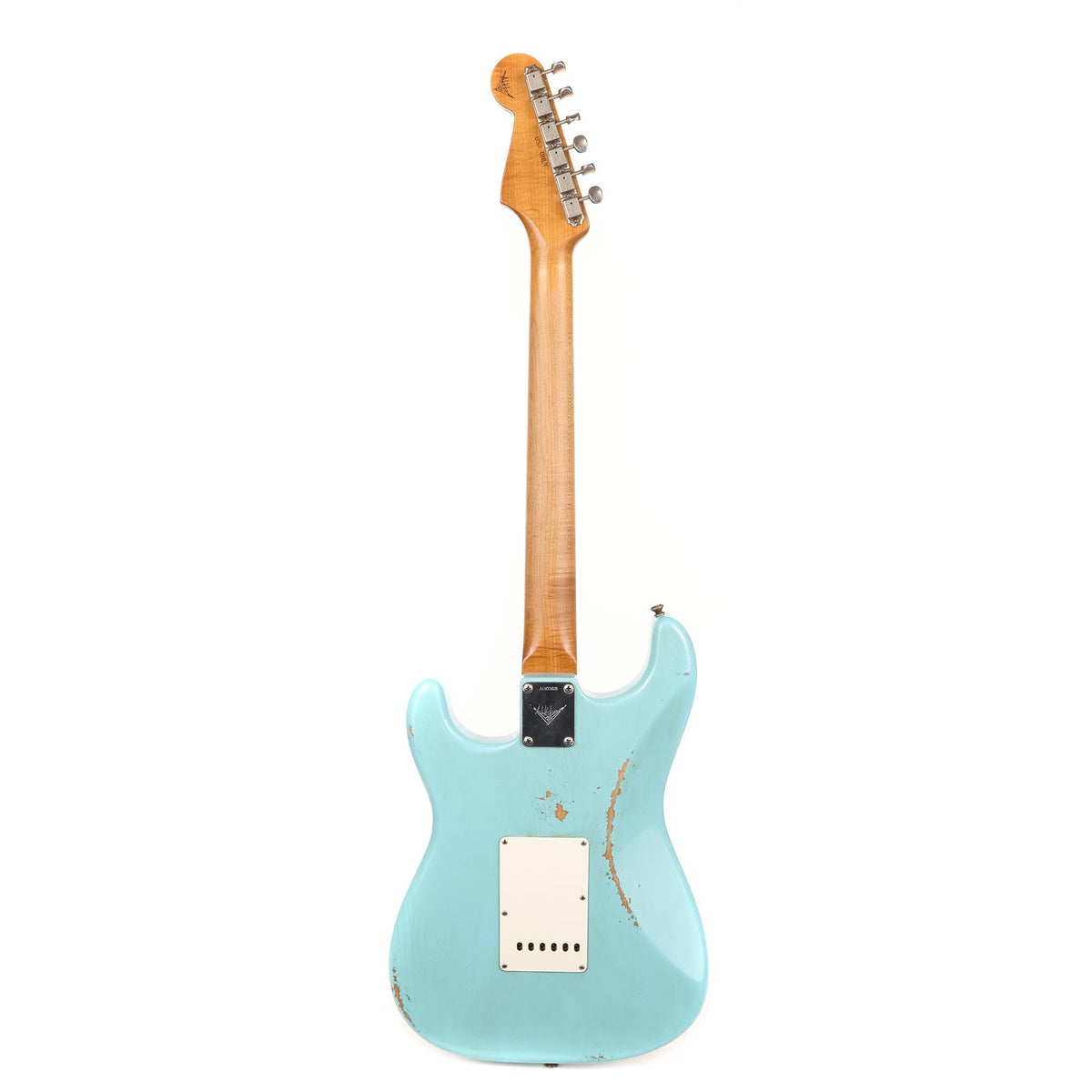 Fender Custom Shop Fat 1964 Stratocaster Brazilian Rosewood Journeyman Relic Aged Daphne Blue Masterbuilt Andy Hicks — 3