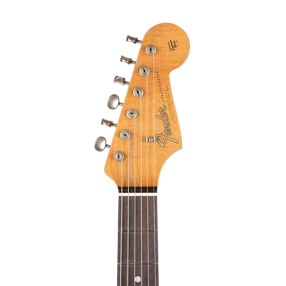Fender Custom Shop Fat 1964 Stratocaster Brazilian Rosewood Journeyman Relic Aged Daphne Blue Masterbuilt Andy Hicks — 4