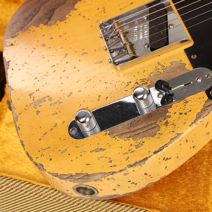 Fender Custom Shop 1952 Telecaster Super Heavy Relic Aged Nocaster Blonde 2023