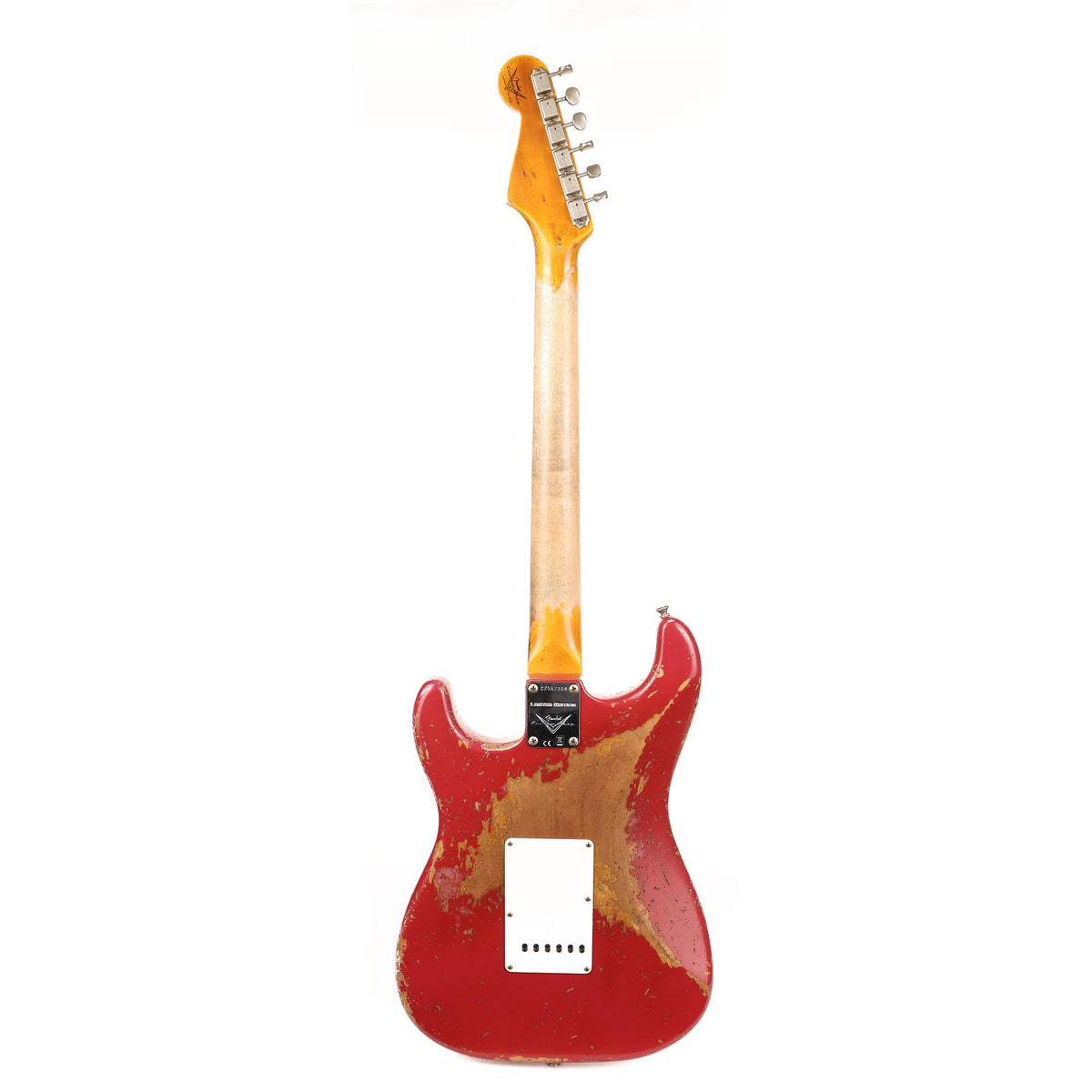 Fender Custom Shop 1959 Stratocaster Super Heavy Relic Faded Aged Dakota Red — 3