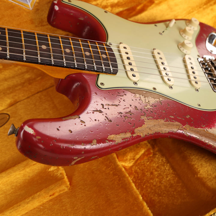 Fender Custom Shop 1959 Stratocaster Super Heavy Relic Faded Aged Dakota Red