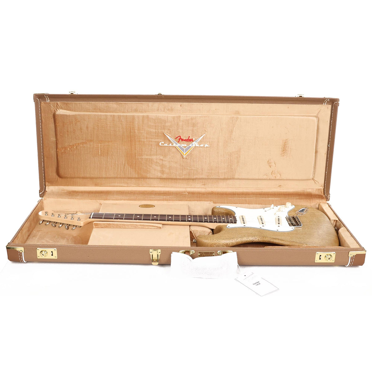 Fender Custom Shop 1963 Stratocaster Reissue Korina Body Natural Oil — 9