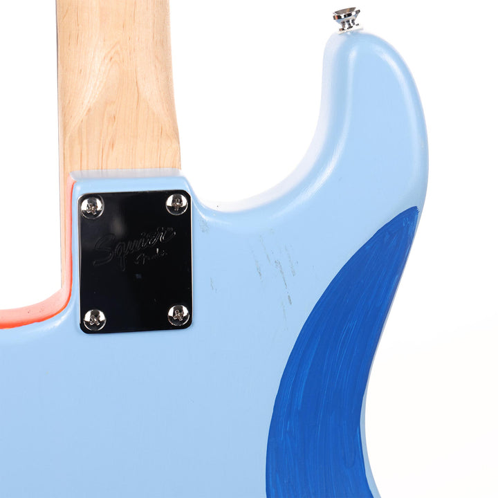 Squier Stratocaster with Homemade Rocky Artwork