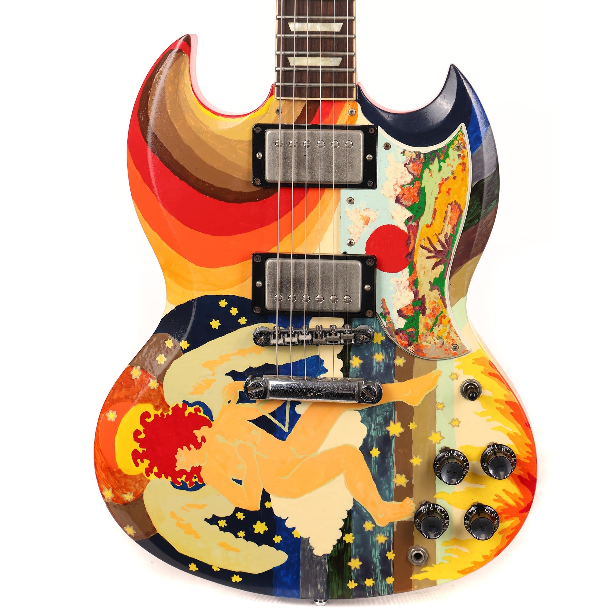 Epiphone SG Standard Homemade The Fool Artwork | The Music Zoo