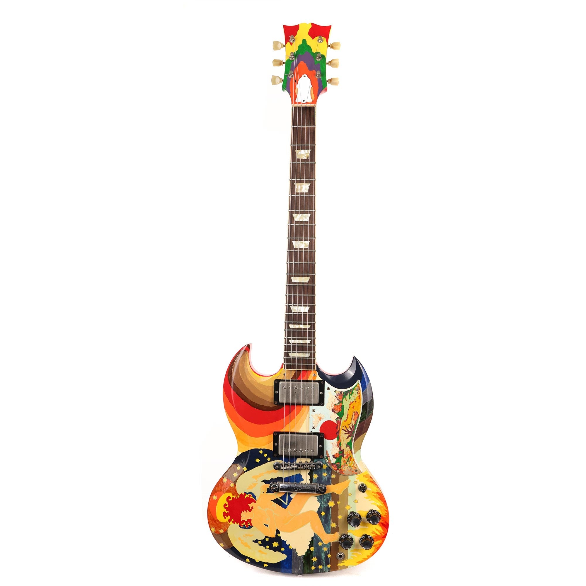 Epiphone SG Standard Homemade The Fool Artwork | The Music Zoo