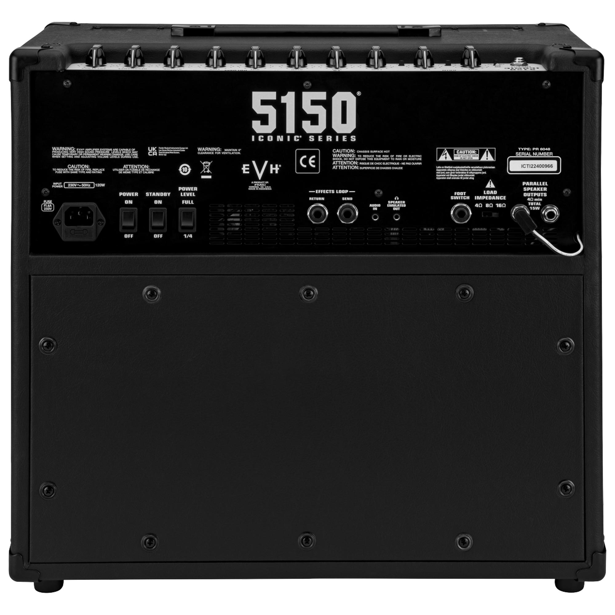 EVH 5150 Iconic Series 15W 1x10 Combo Black | The Music Zoo