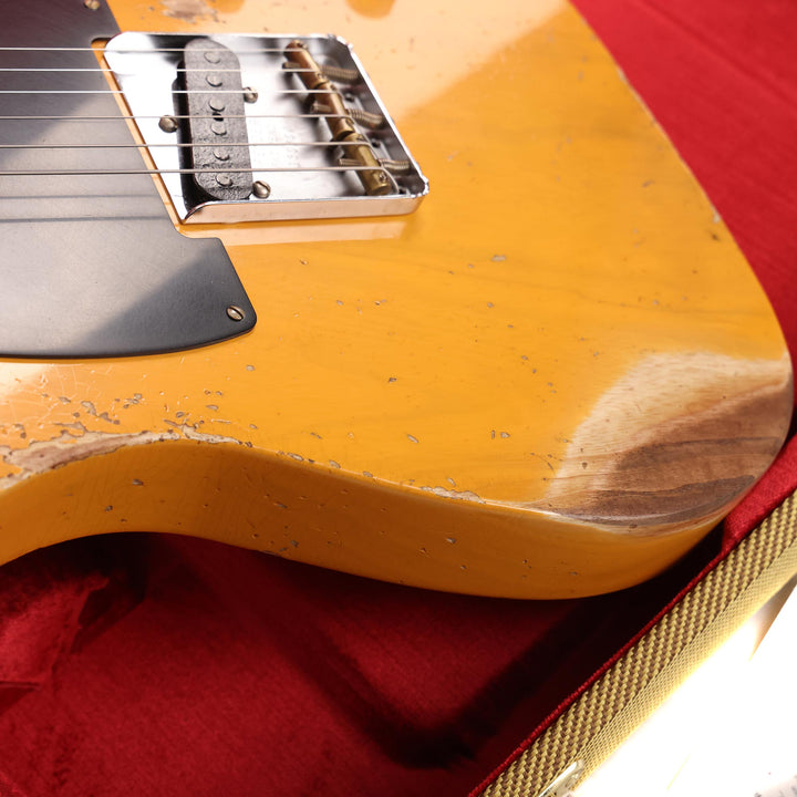 Fender Custom Shop Limited Edition 1951 Telecaster Heavy Relic Aged Butterscotch Blonde