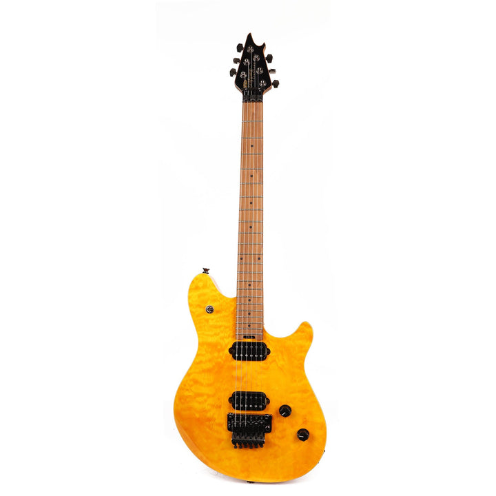 EVH Wolfgang WG Standard QM Baked Maple Fingerboard Transparent Amber