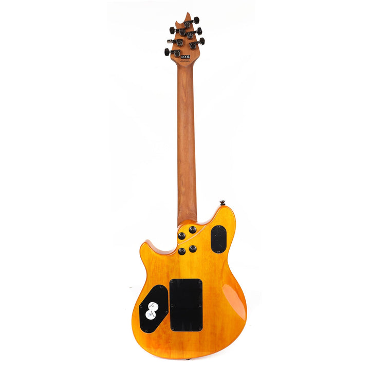 EVH Wolfgang WG Standard QM Baked Maple Fingerboard Transparent Amber
