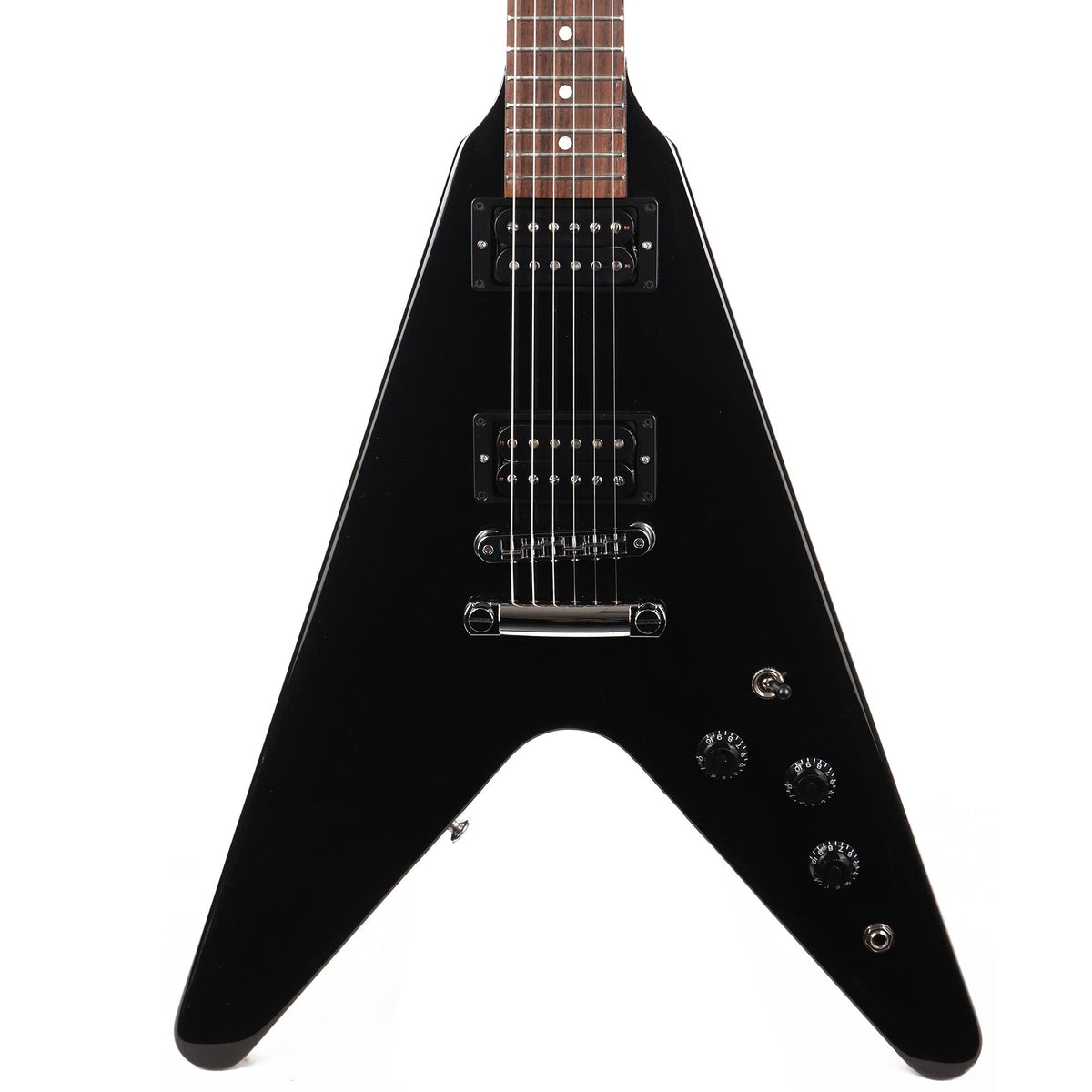 Gibson 80s Flying V Guitar Ebony 2023 — 1