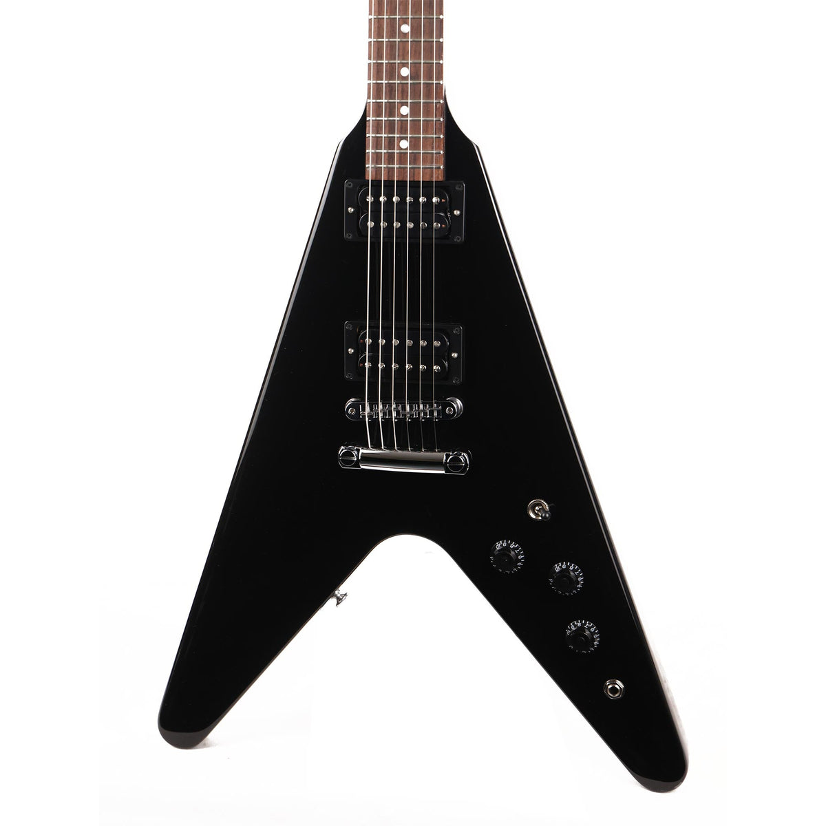 Gibson 80s Flying V Guitar Ebony 2023 — 7