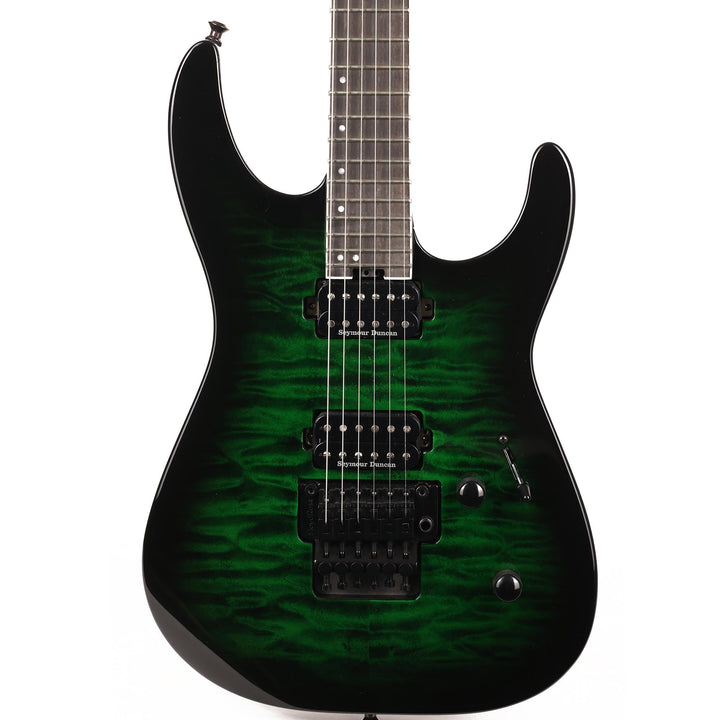 Jackson Pro Series Dinky DK2Q Transparent Green Burst Used