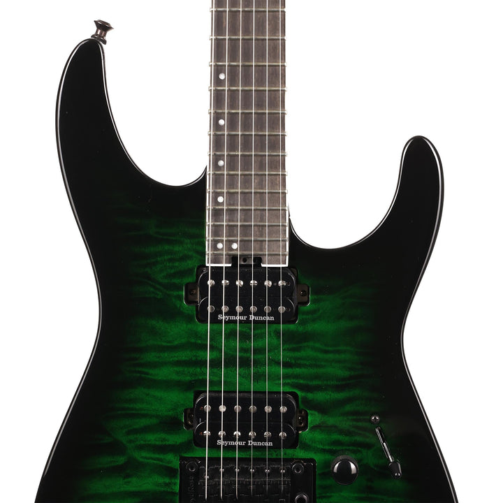 Jackson Pro Series Dinky DK2Q Transparent Green Burst Used