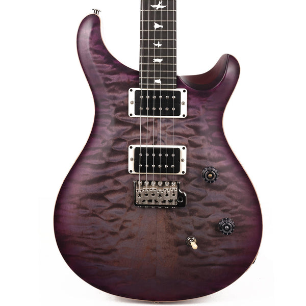 PRS Wood Library CE24 Satin Quilt Top Music Zoo Exclusive Faded Grey Black Purple Burst