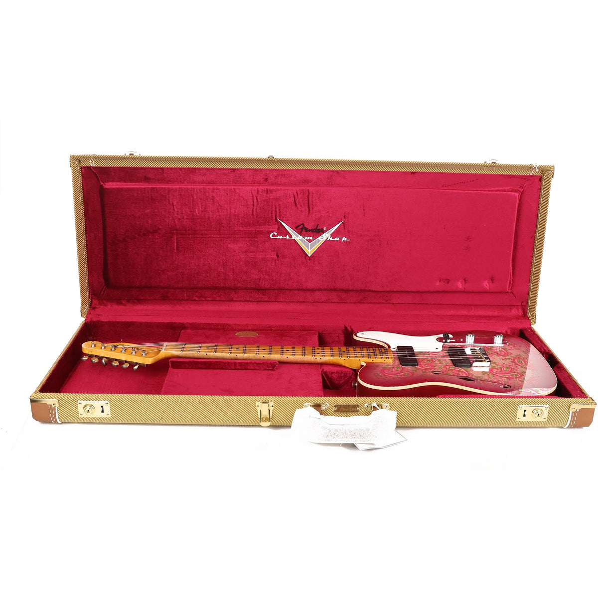 Fender Custom Shop Limited Dual P-90 Telecaster Pink Paisley Relic — 12