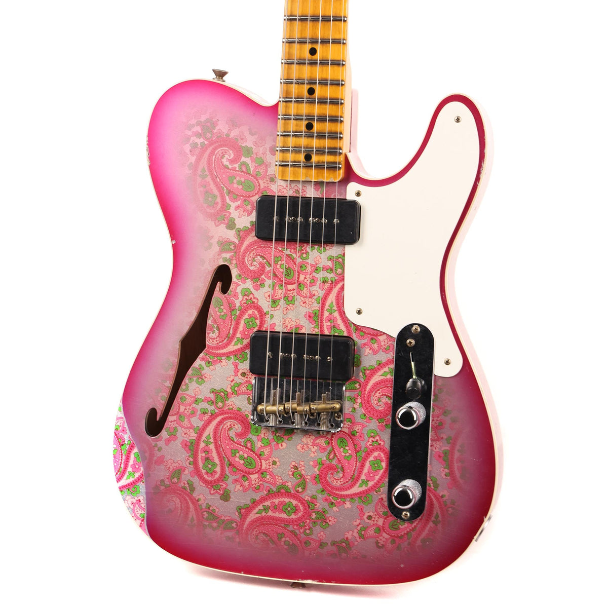 Fender Custom Shop Limited Dual P-90 Telecaster Pink Paisley Relic — 6