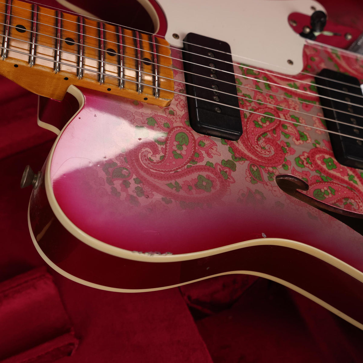 Fender Custom Shop Limited Dual P-90 Telecaster Pink Paisley Relic — 7