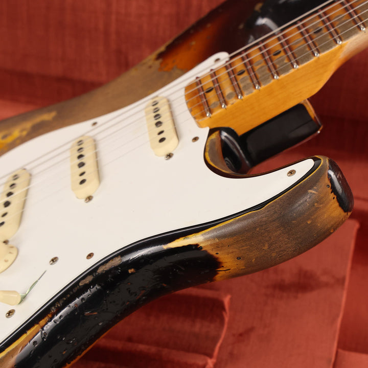 Fender Custom Shop Limited Edition 1956 Stratocaster Super Heavy Relic Faded Aged 2-Tone Sunburst