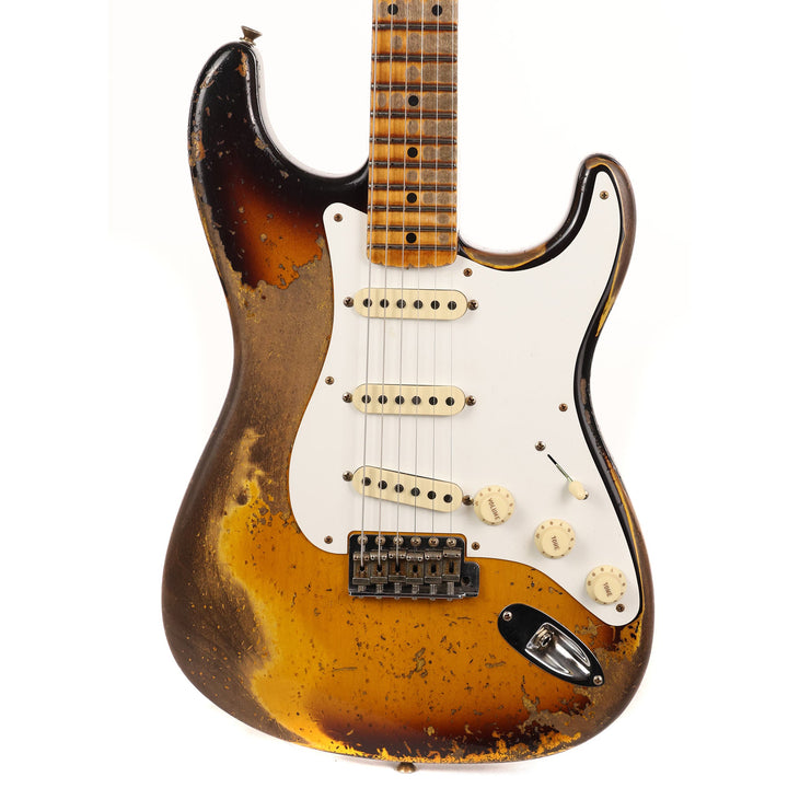 Fender Custom Shop Limited Edition 1956 Stratocaster Super Heavy Relic Faded Aged 2-Tone Sunburst