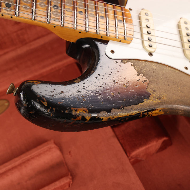 Fender Custom Shop Limited Edition 1956 Stratocaster Super Heavy Relic Faded Aged 2-Tone Sunburst