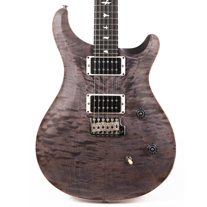 PRS Wood Library CE24 Satin Quilt Top Music Zoo Exclusive Faded Grey Black Purple Burst