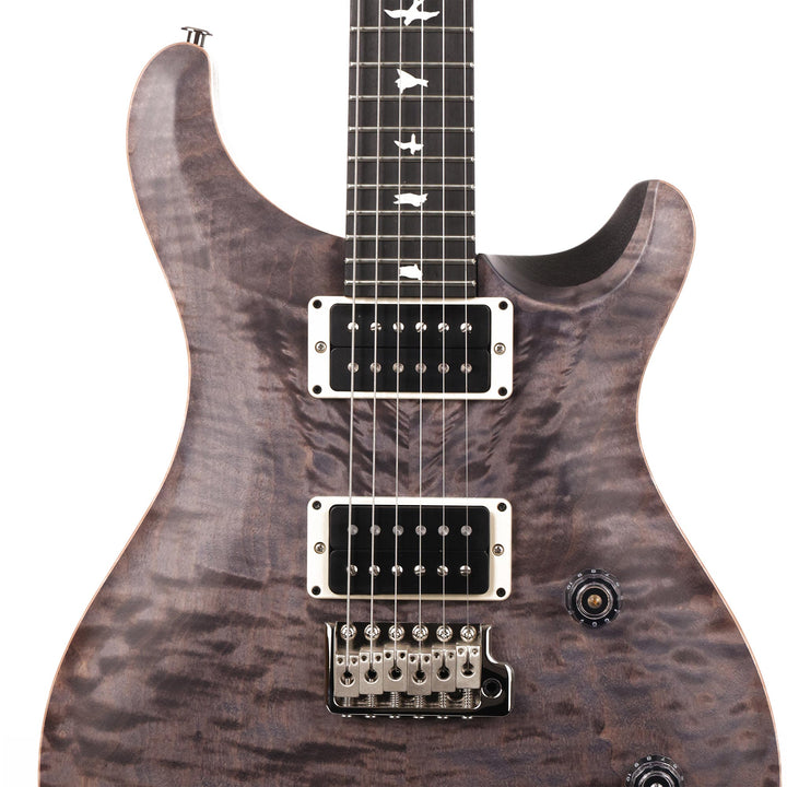 PRS Wood Library CE24 Satin Quilt Top Music Zoo Exclusive Faded Grey Black Purple Burst