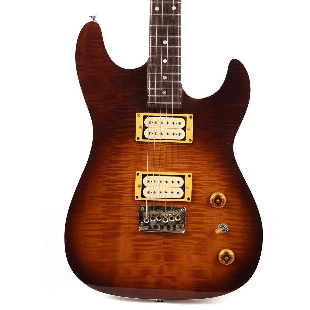1980s Erlewine Automatic Guitar Flame Top Used — 1